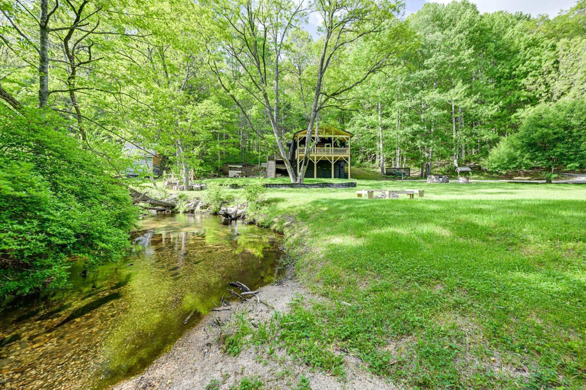 Highlands Cabin On Buck Creek About 8 Mi To Town! Buitenkant foto
